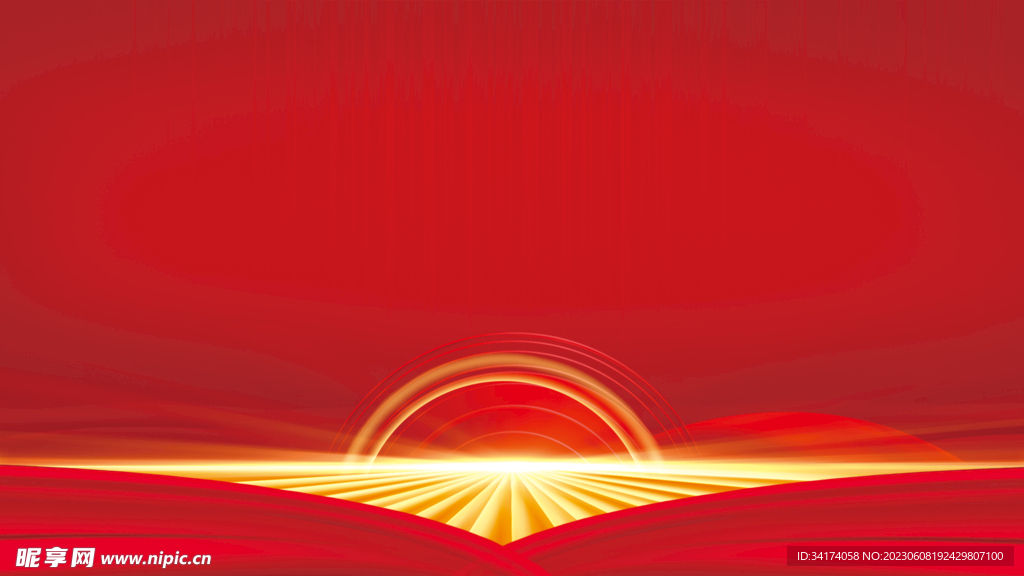 红色背景