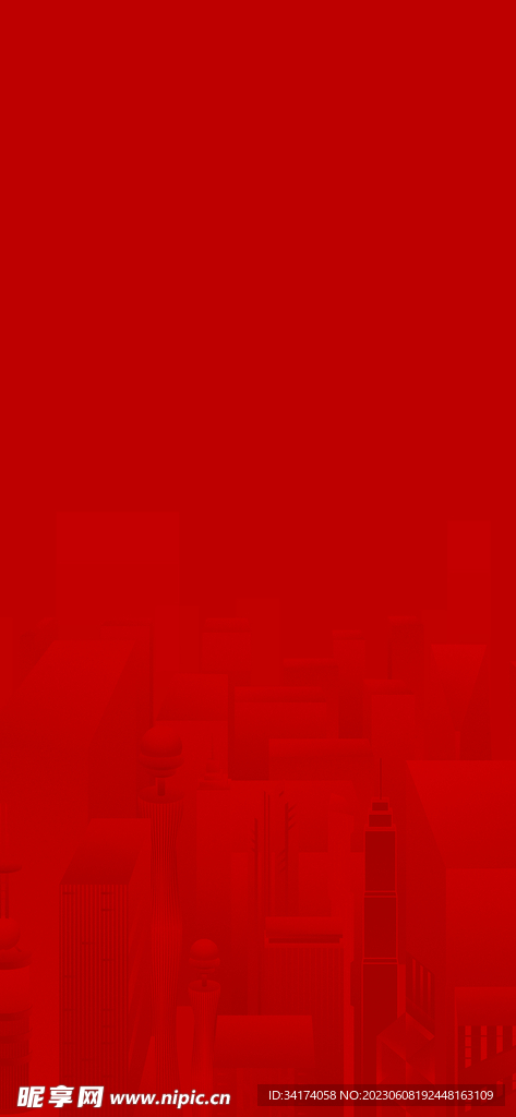 红色背景