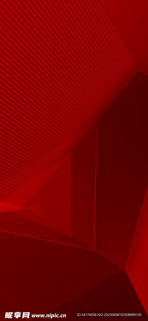 红色背景