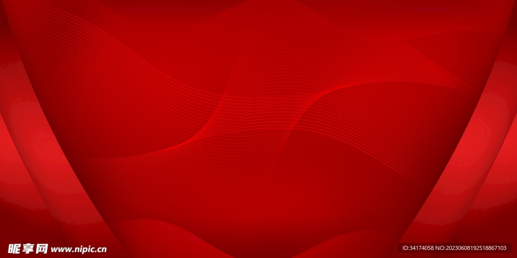 红色背景