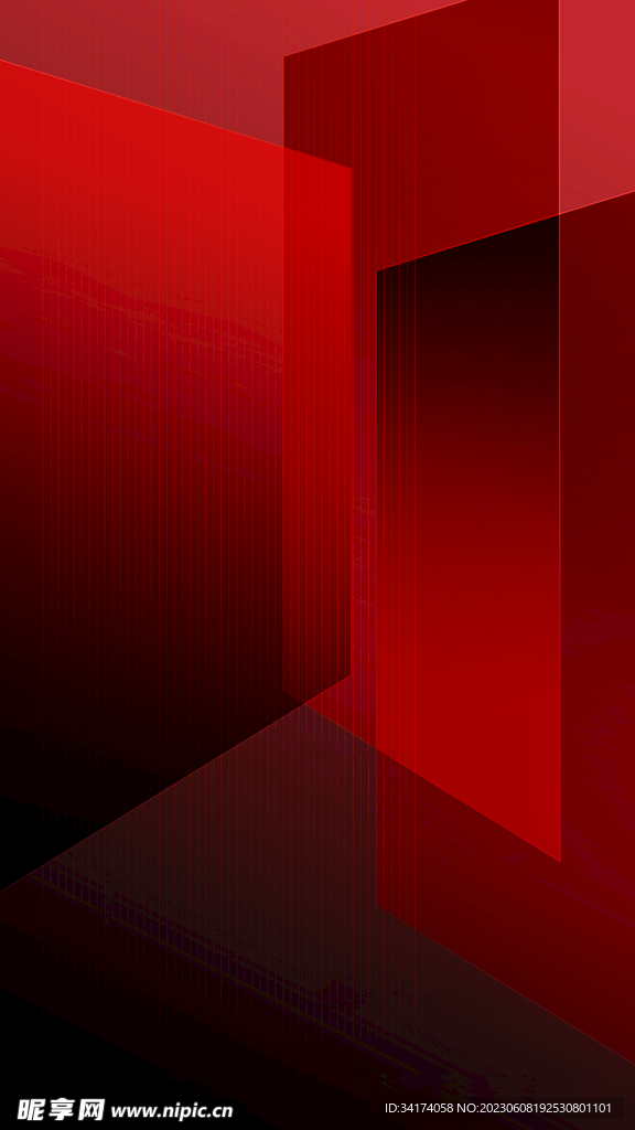 红色背景