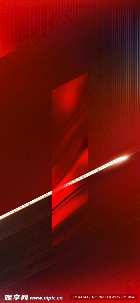 红色背景