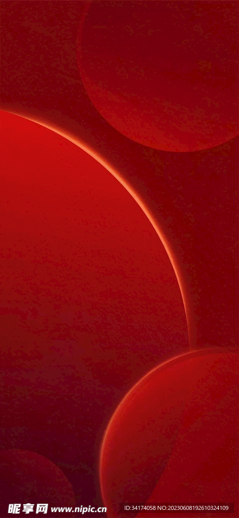 红色背景