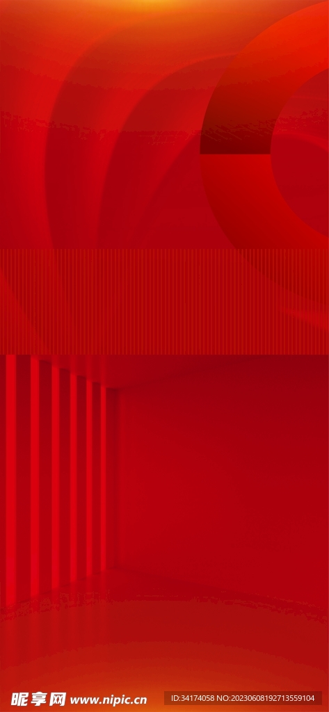 红色背景