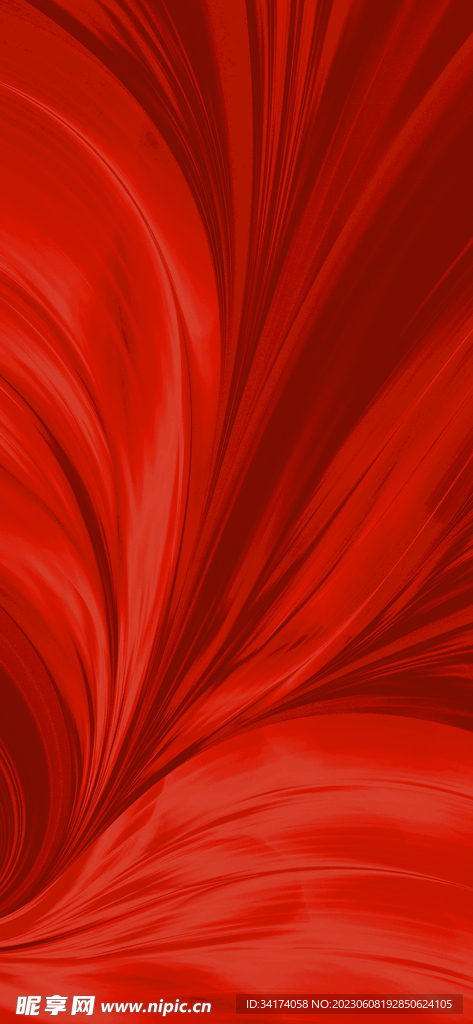 红色背景