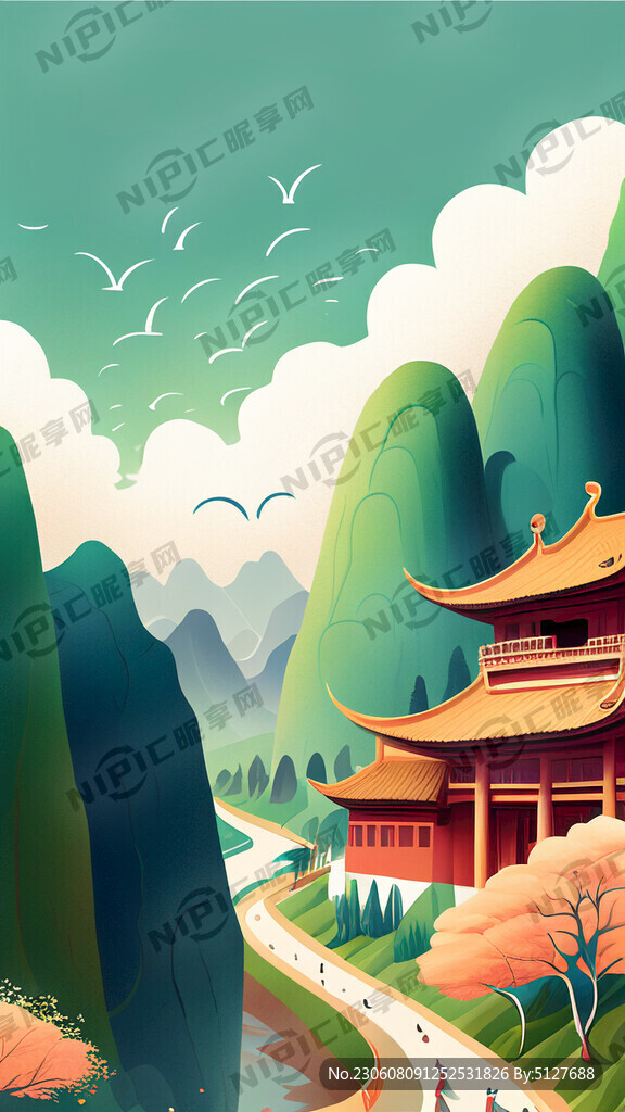 青春励志的风格招聘海报