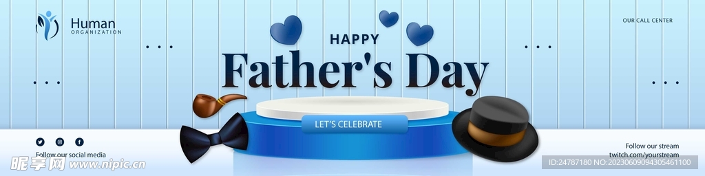父亲节海报