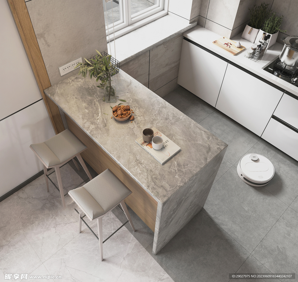 现代轻奢 开放式西厨