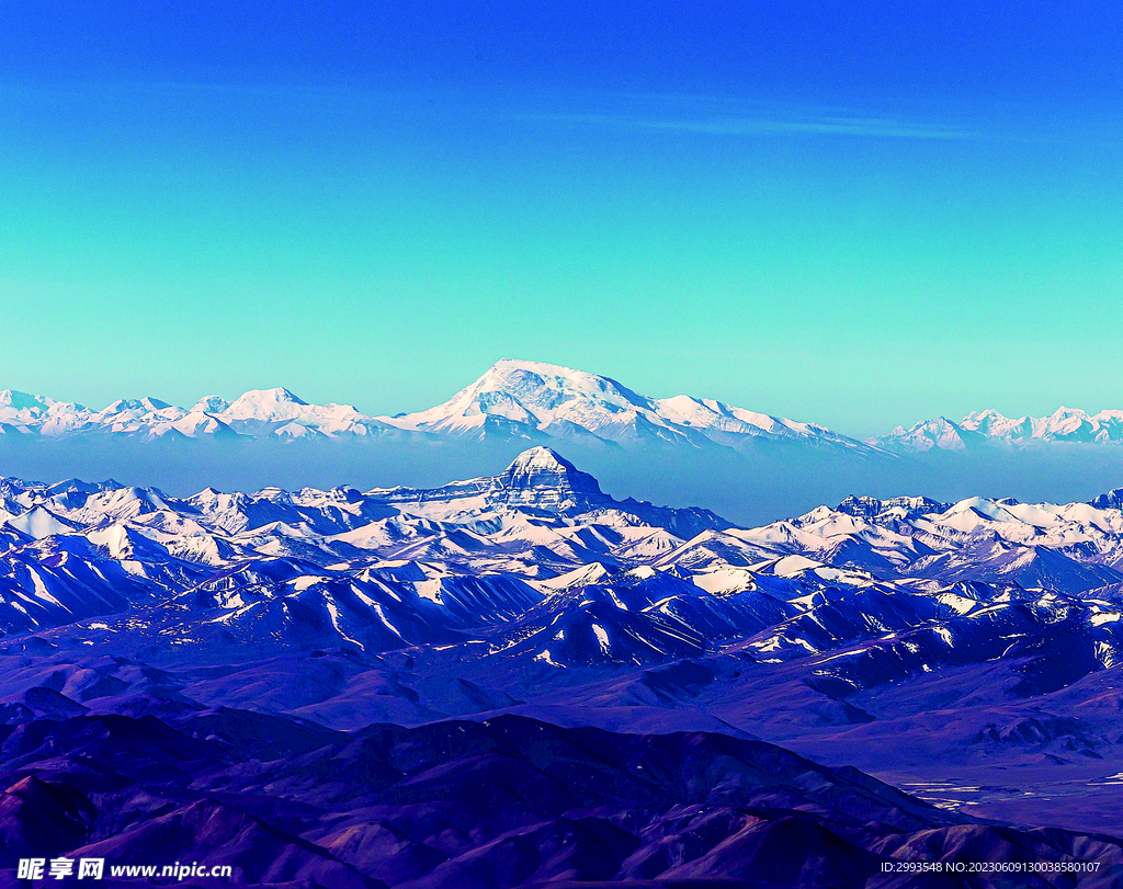 雪山风景图图片