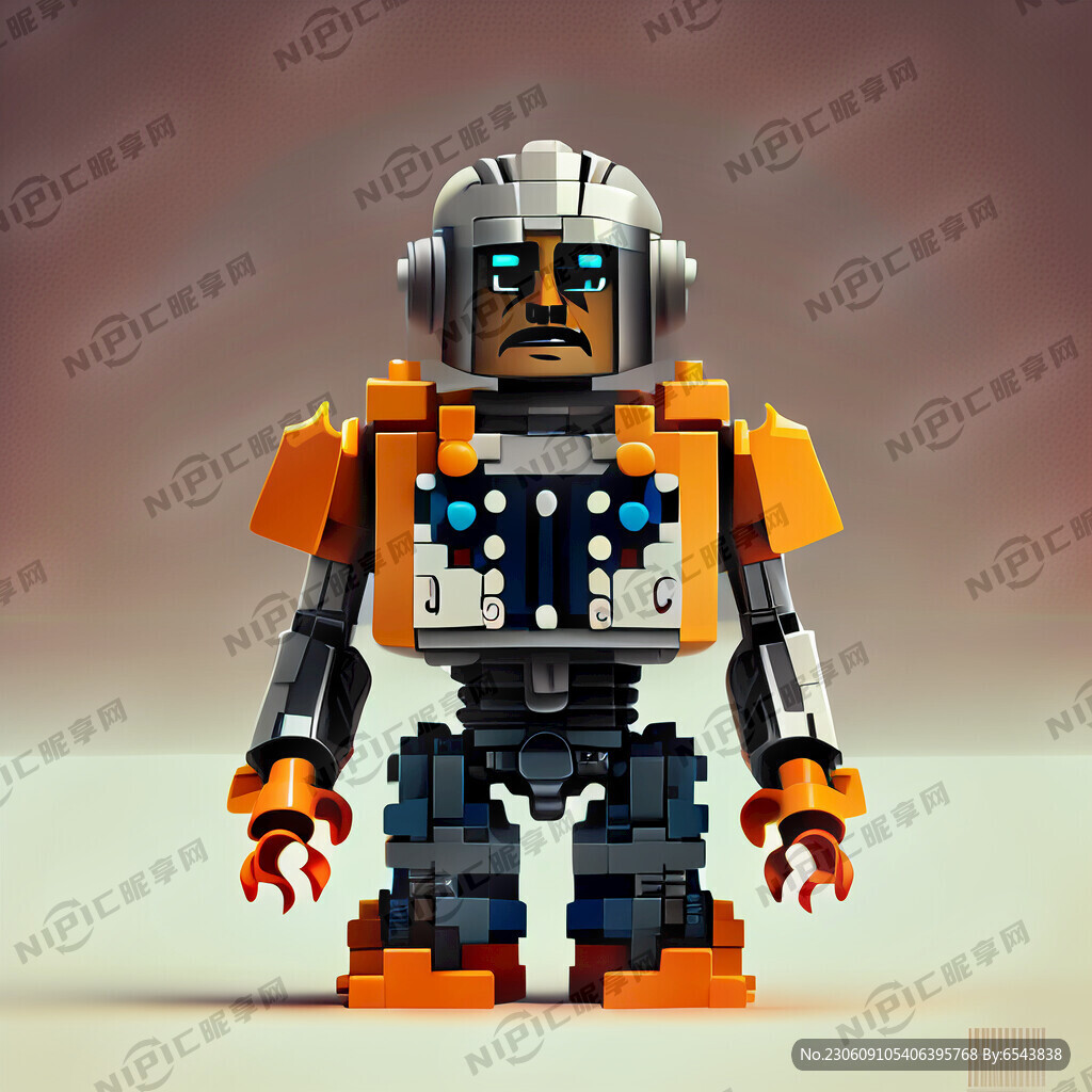 乐高机器人扁平画