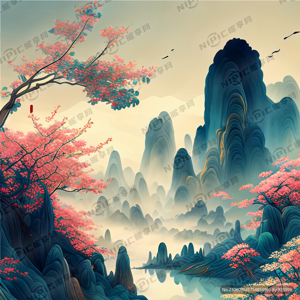 游戏梦幻唯美新中式风景 超高清