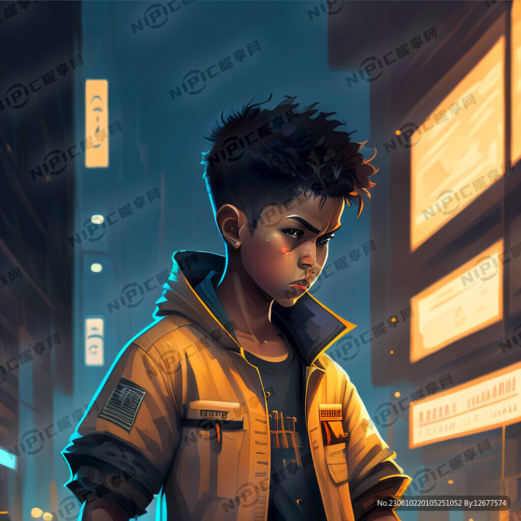 打工男孩 努力拼搏 设计师