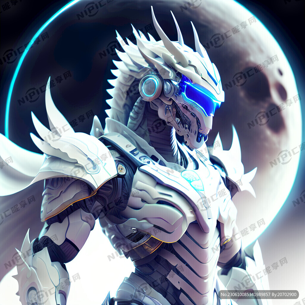 战斗姿态 月球背景 粒子特效