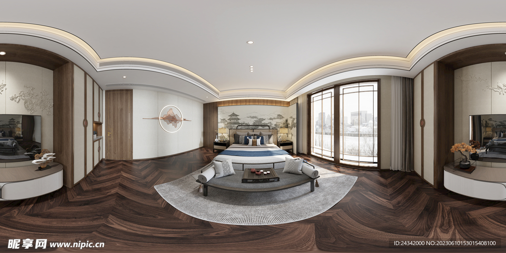 室内设计全景效果图