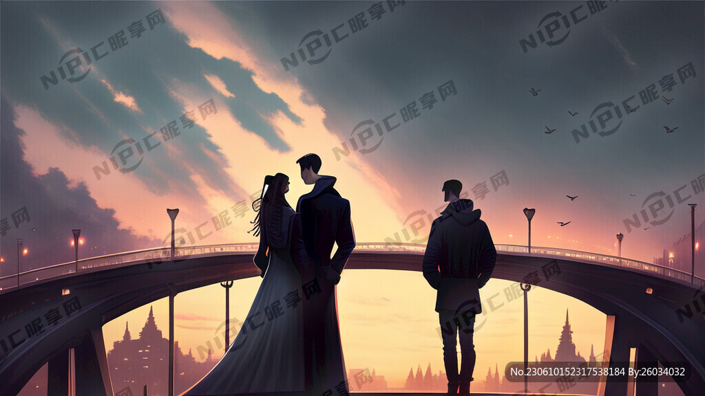 黄昏天桥与初恋