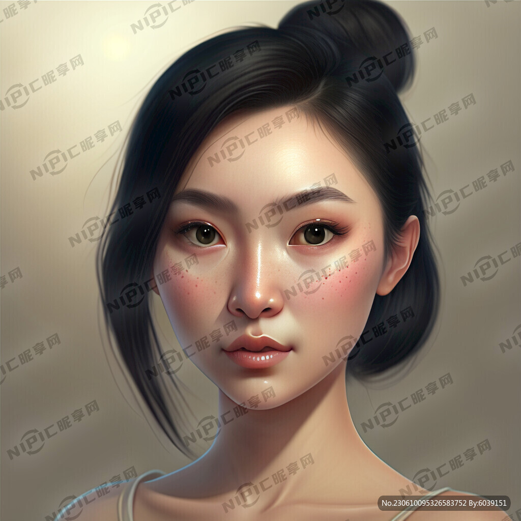 美女 大眼睛 高鼻梁 可爱