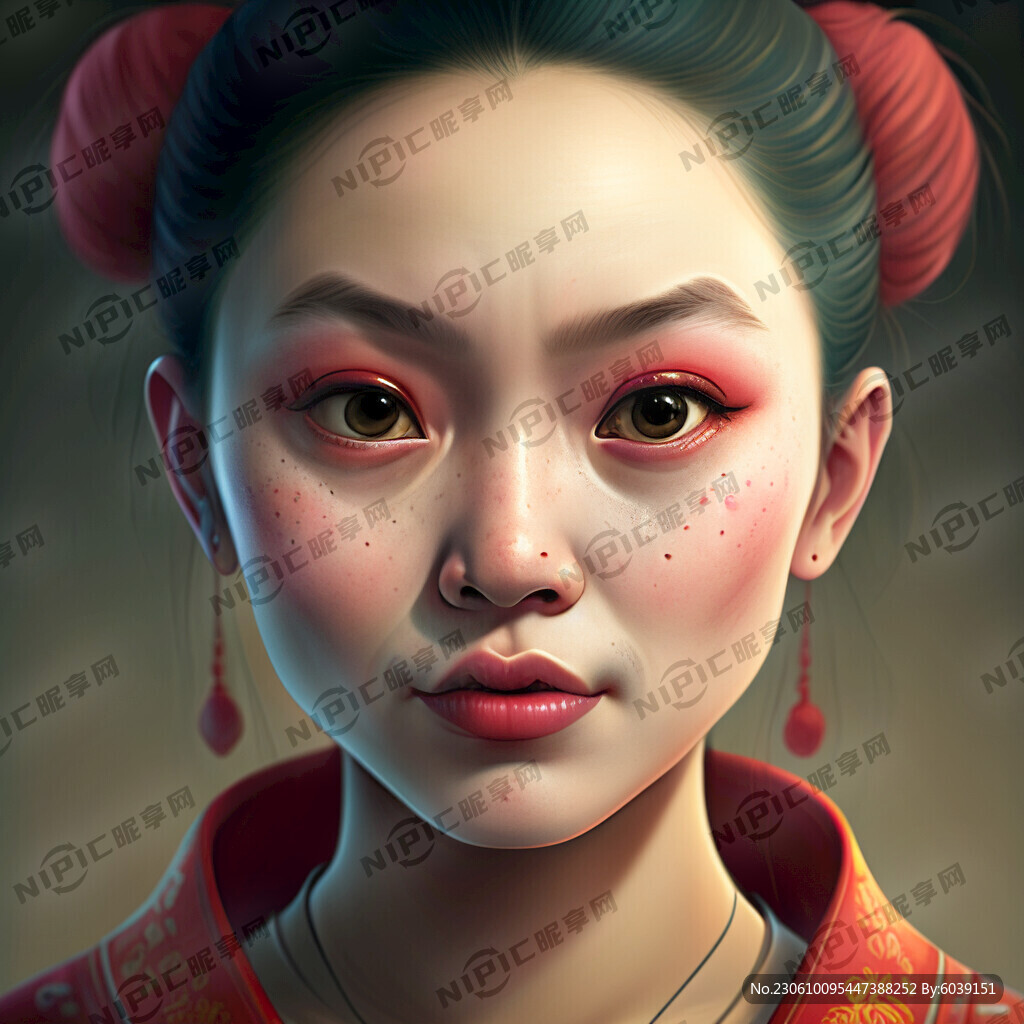 丑女 大眼睛 高鼻梁 可爱