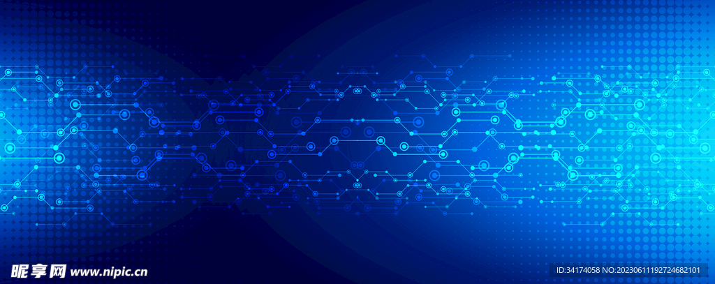 蓝色科技背景