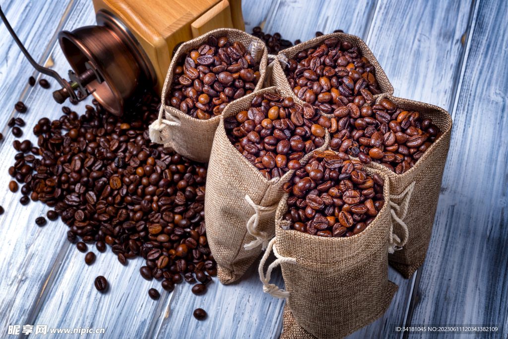咖啡豆图片