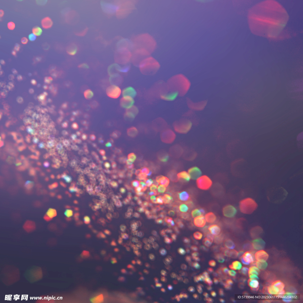  幻彩光斑粒子光斑背景
