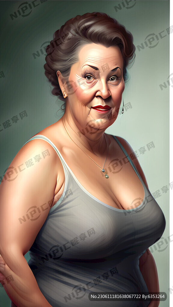 减肥成功的成熟女性照片