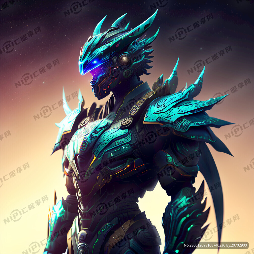 站立姿态 星空背景 粒子特效