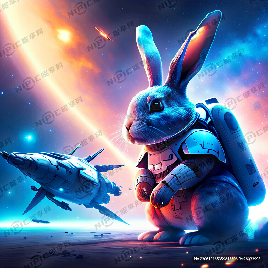 兔子大战 太空 飞船 银河系