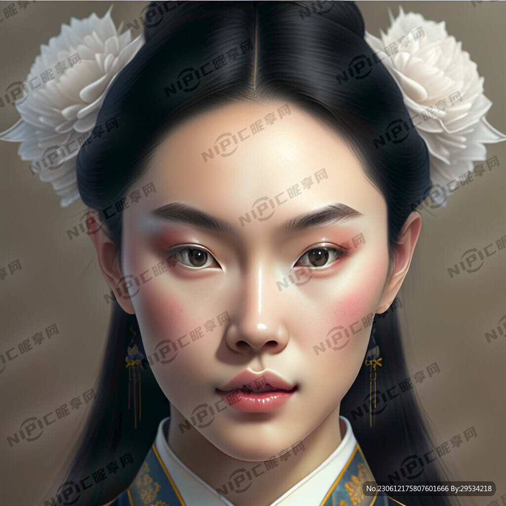 精致面容 对称美学 唯美 元气