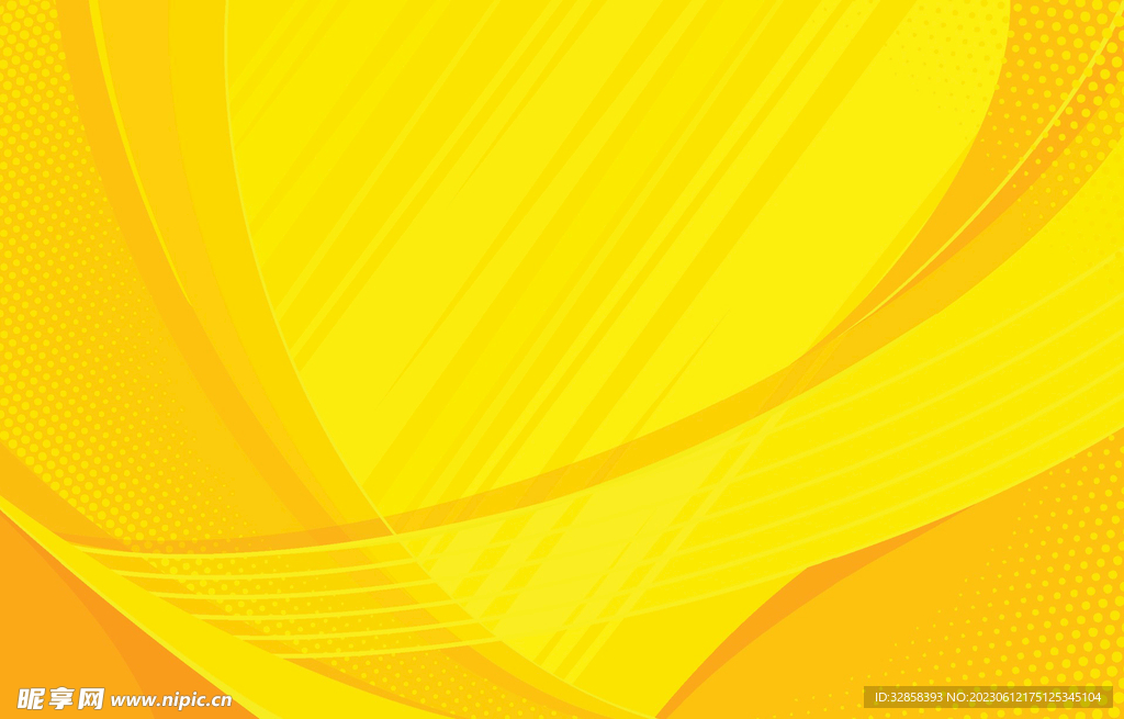 金色黄色科技线条背景