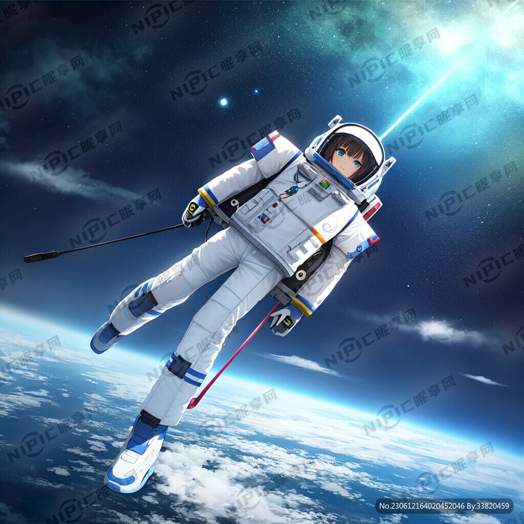 星空宇航员舞台造型