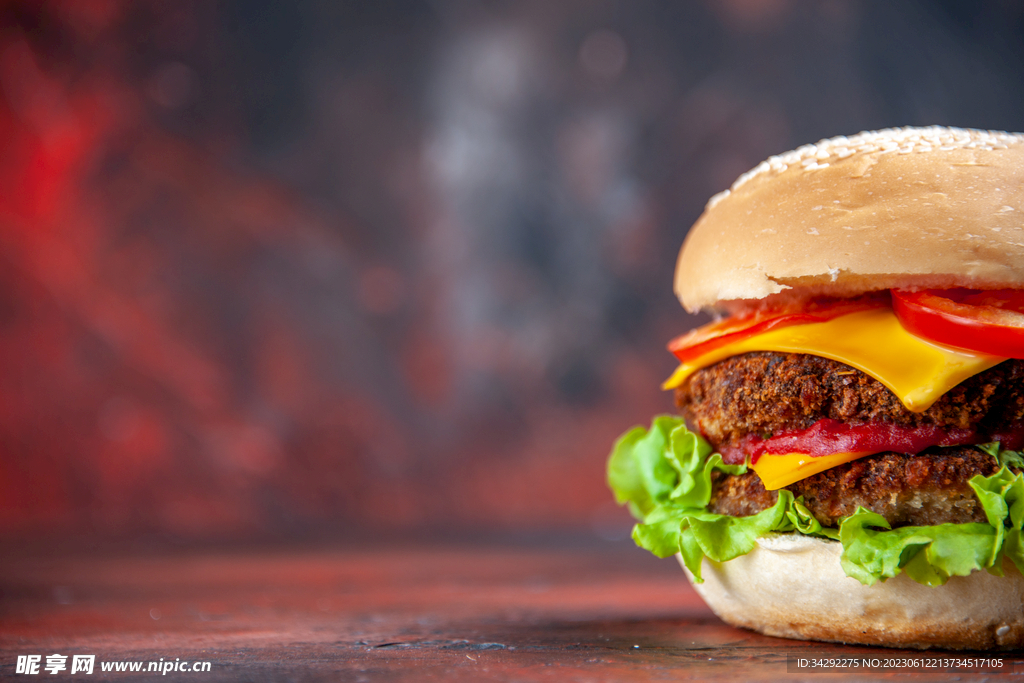 汉堡美食图