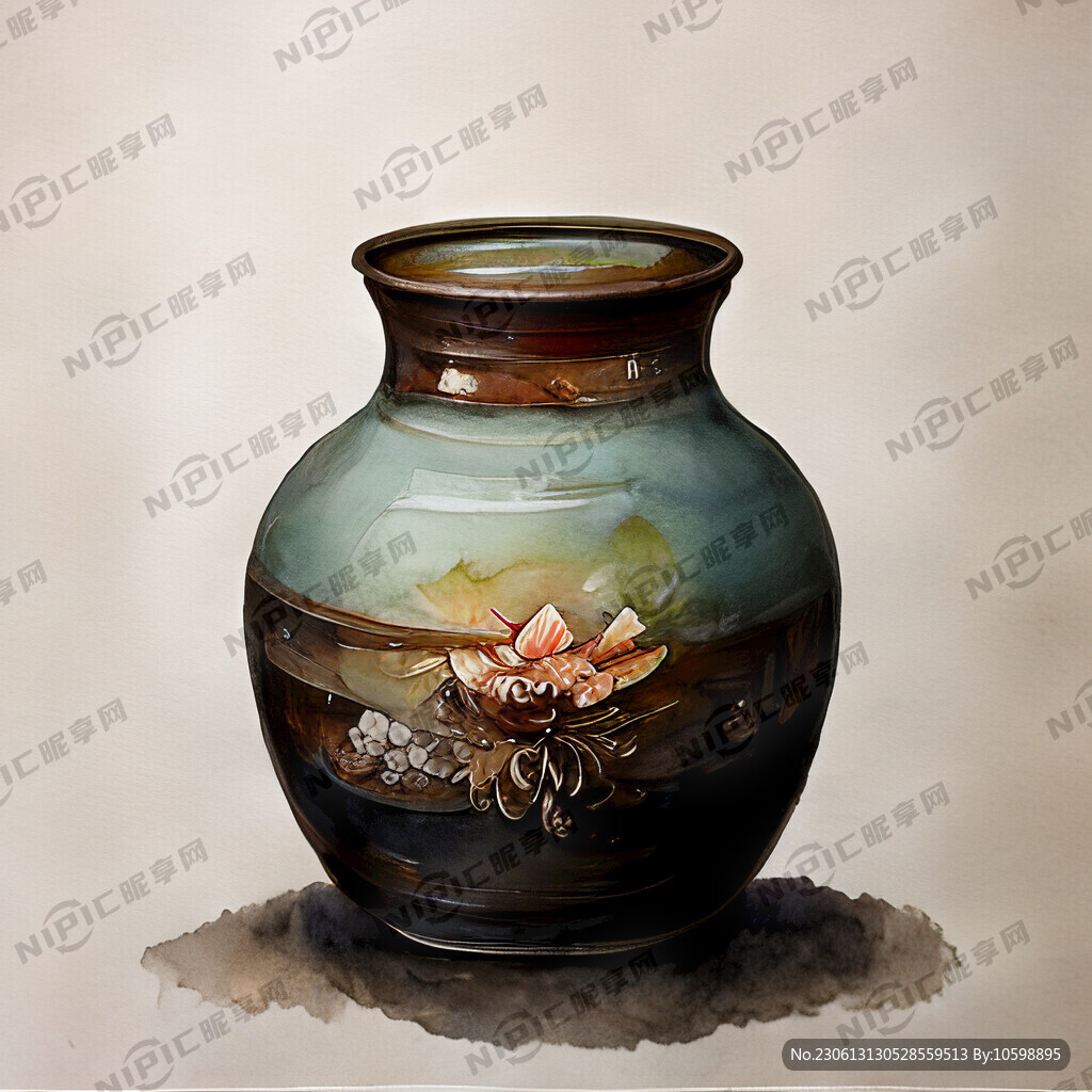 一坛酒 中式古典 瓦罐装