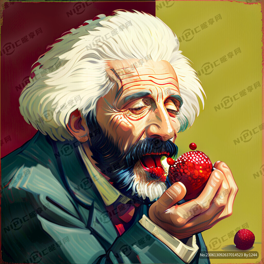 爱因斯坦吃杨梅