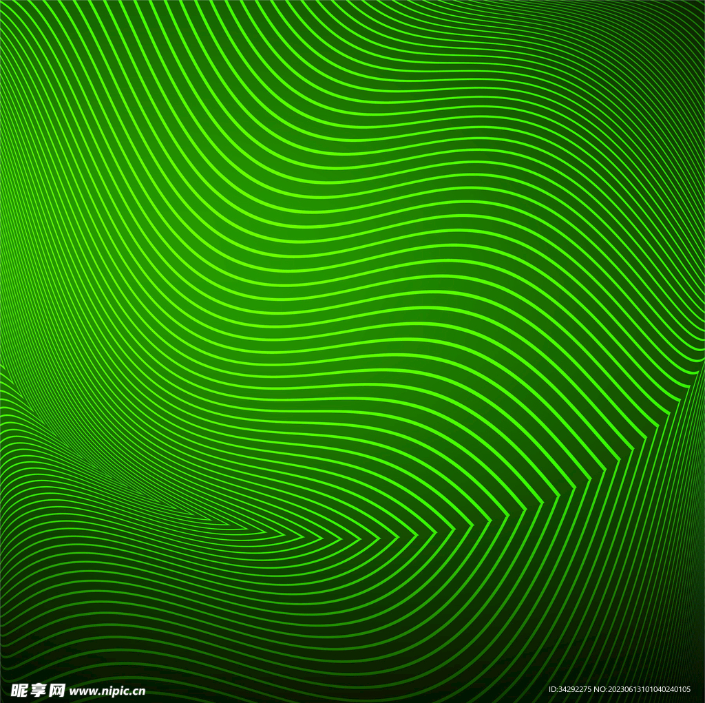 绿色线条背景
