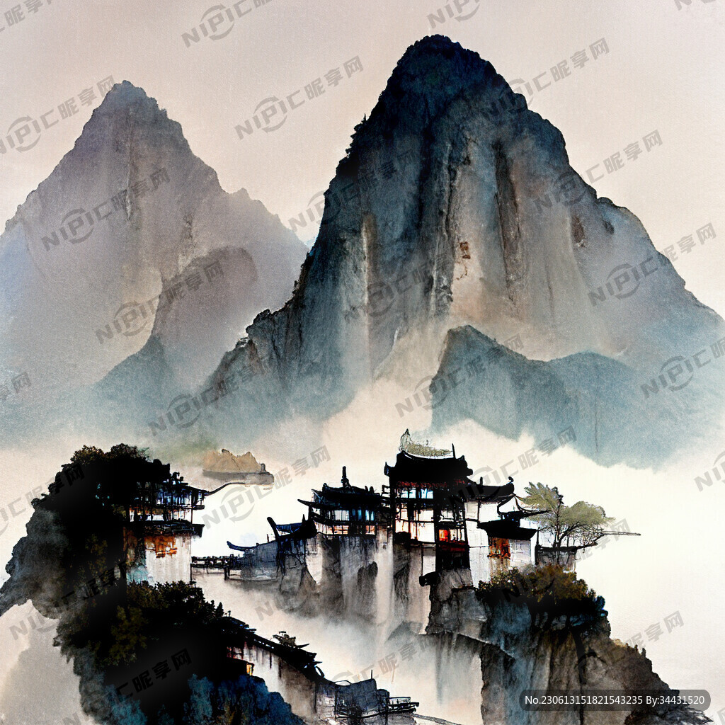 江南山水 庄严 中国风