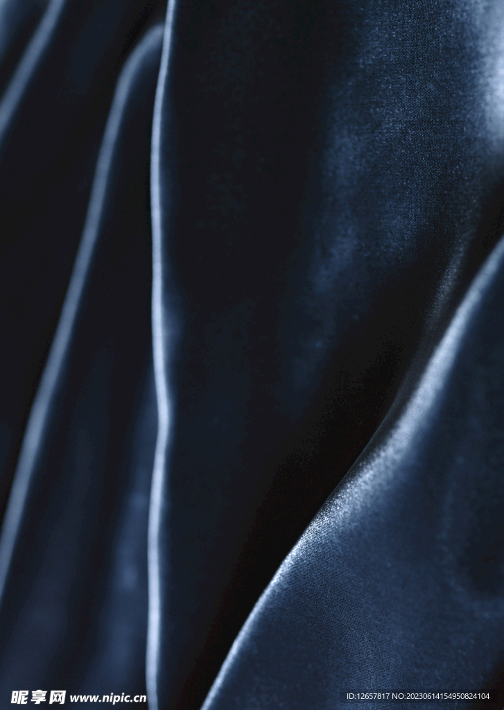 深蓝色稠布