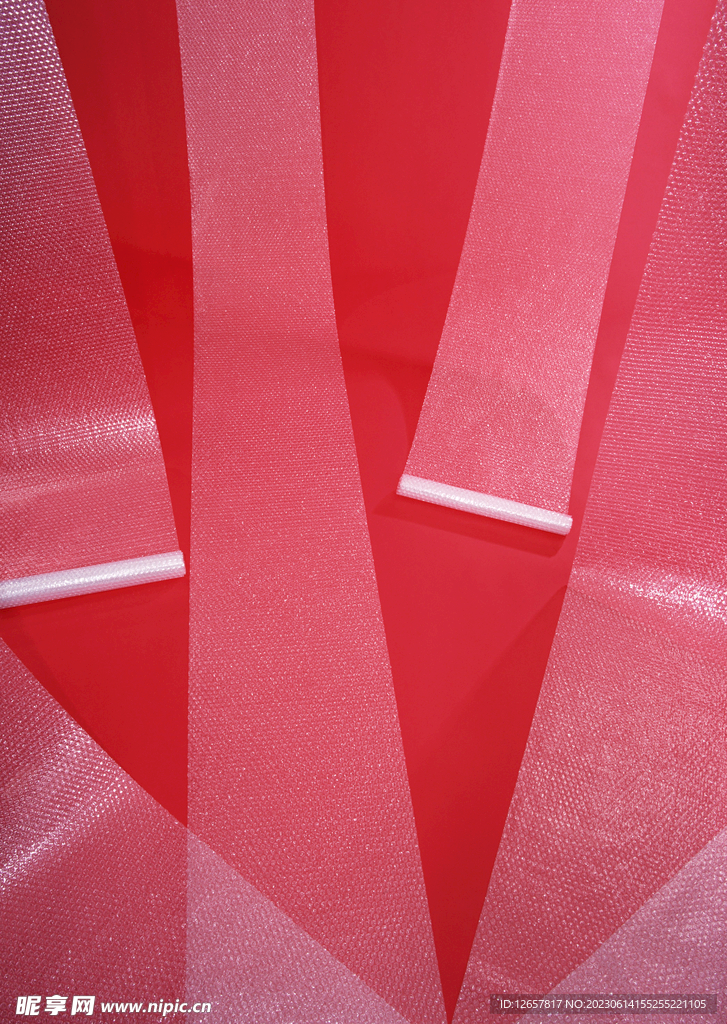 红色的纤维布