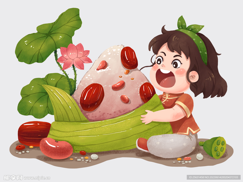 端午节插画素材