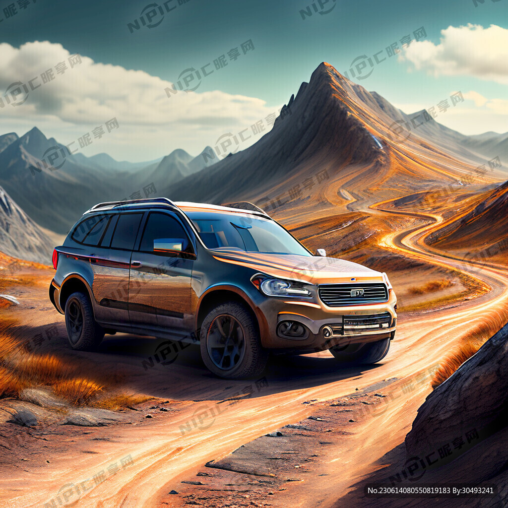 商用车 崎岖山路 仿生 超现实