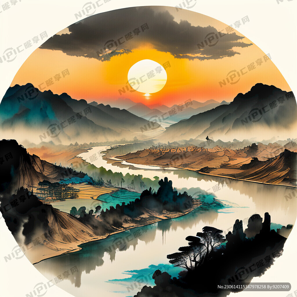 超大广角 俯视视角 大漠孤烟直