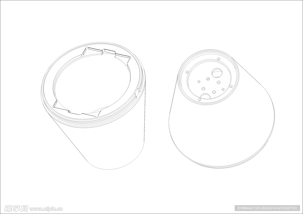 医用探头矢量图