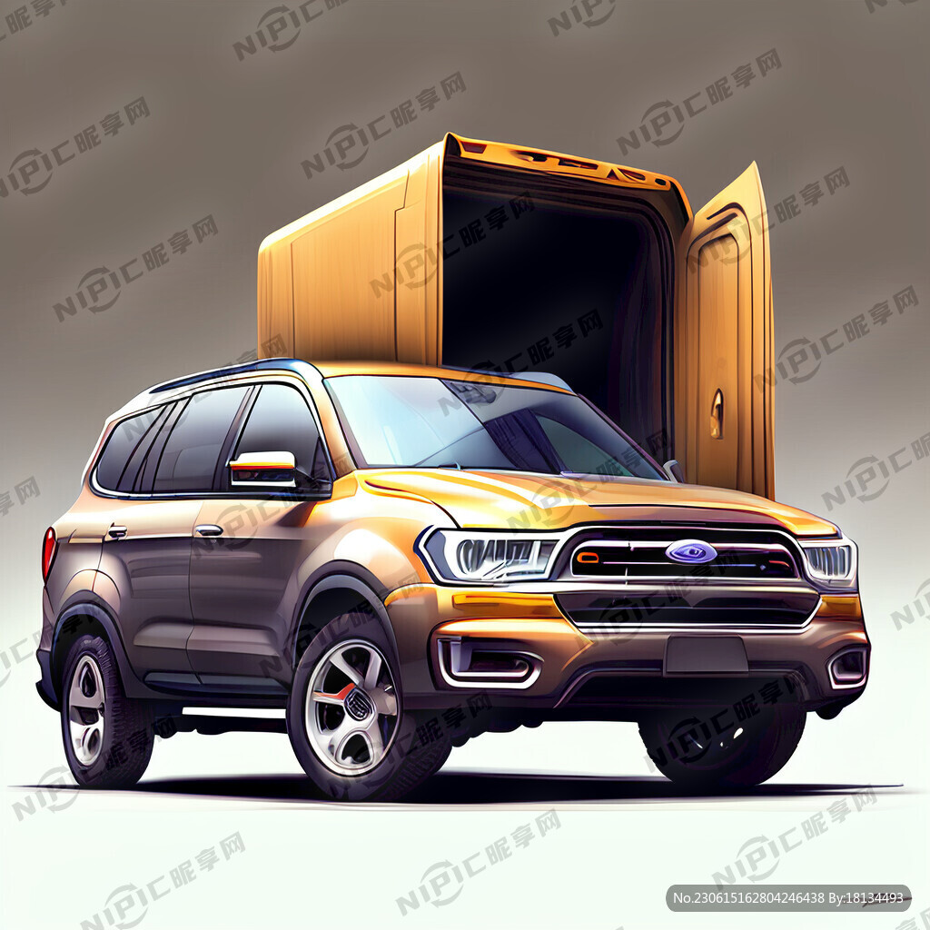 福特汽车车门打开下车