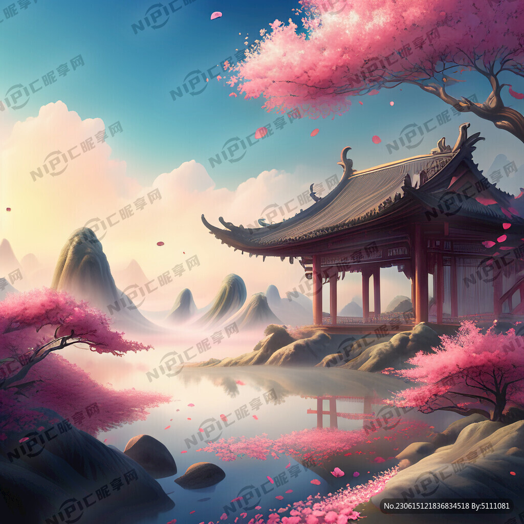 游戏梦幻唯美新中式风景 超高清