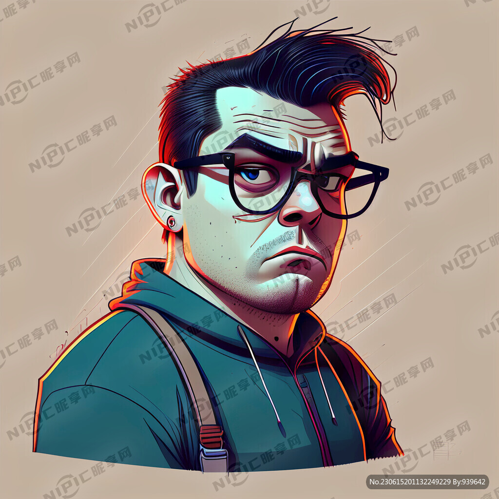 生成线搞或者插画风格