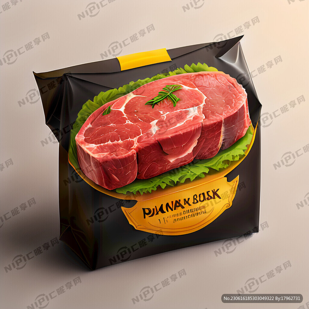 牛肉干包装 清新风格