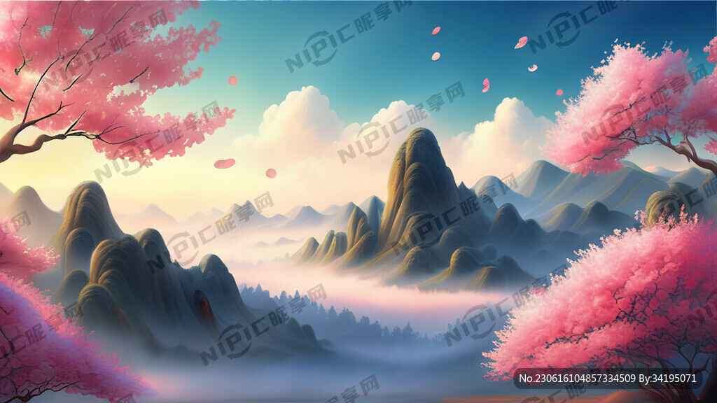 游戏梦幻唯美新中式风景 超高清