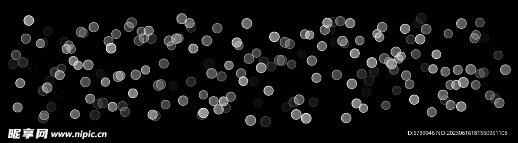 黑白格调光点光晕素材