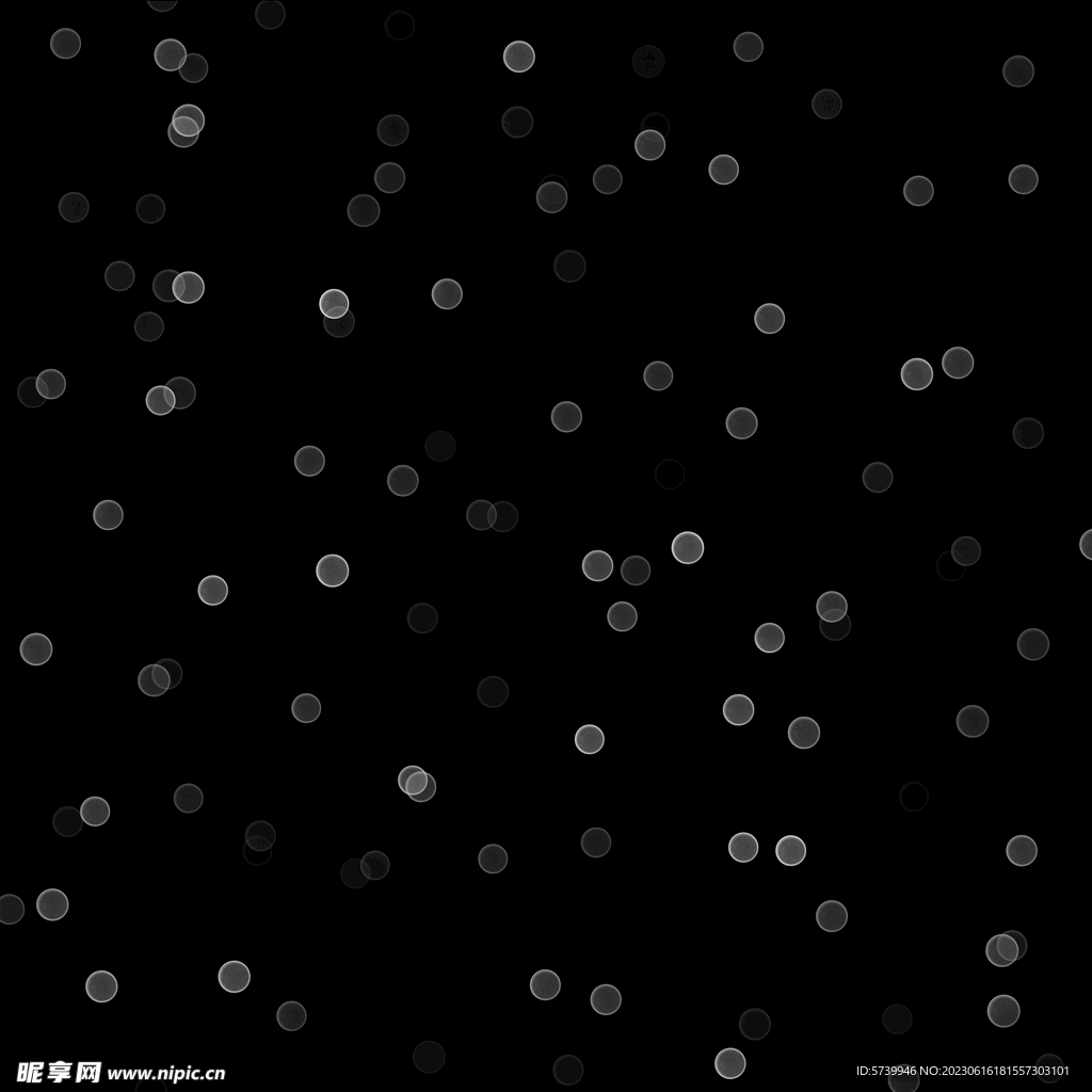 黑白格调光点光晕素材