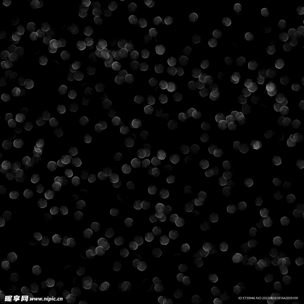 黑白格调光点光晕素材