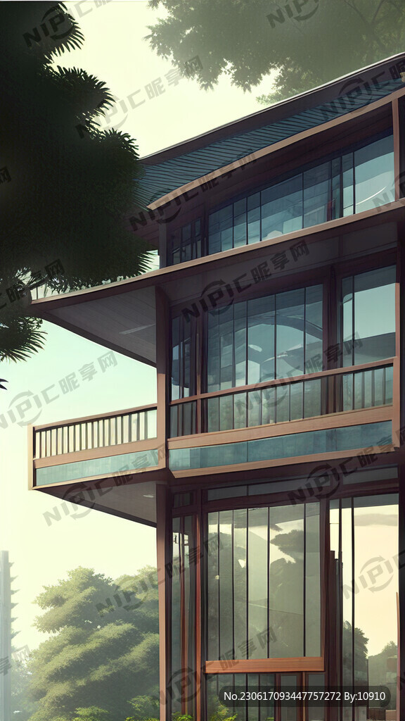 玻璃 建筑 质感 夏至